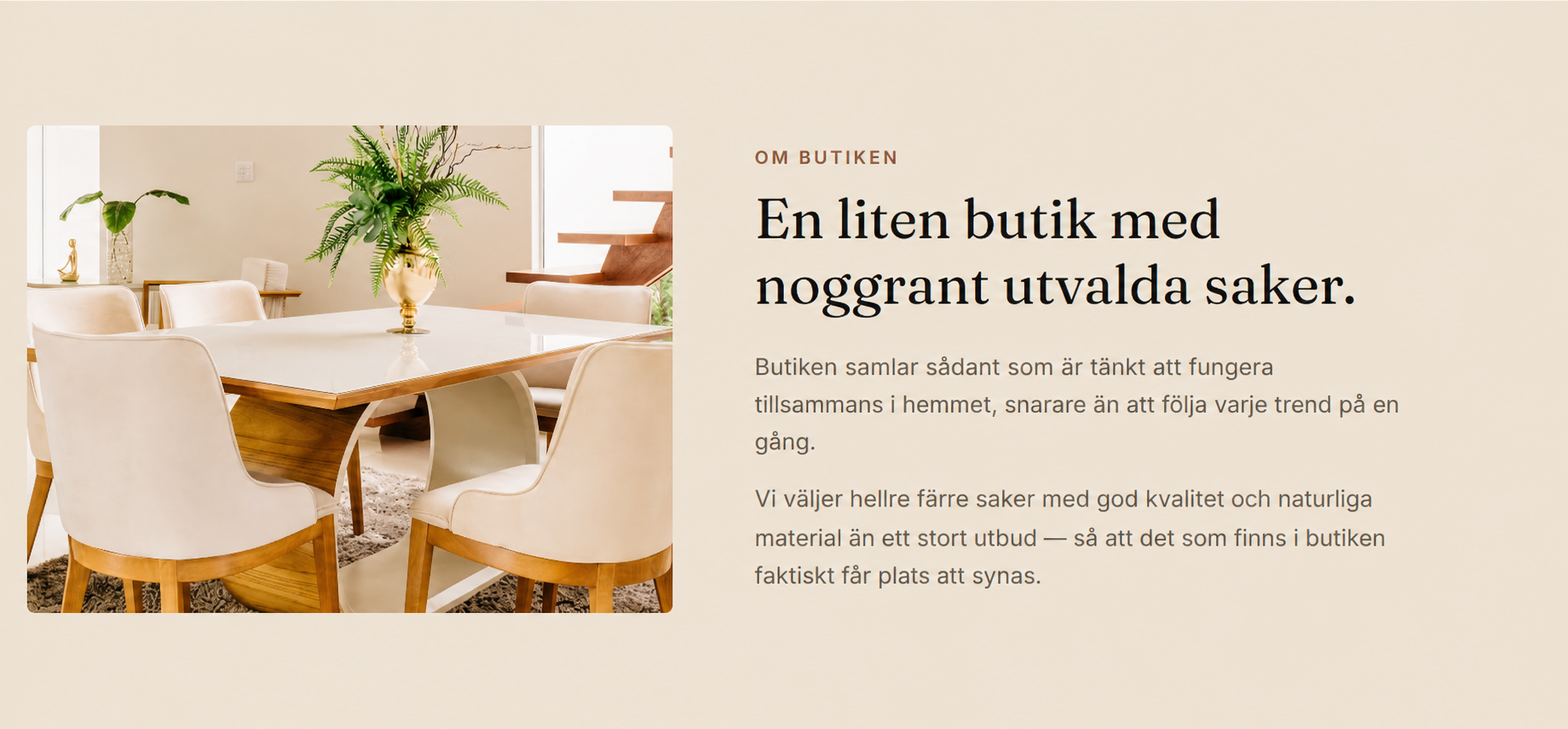 Exempel på berättande om-sektion